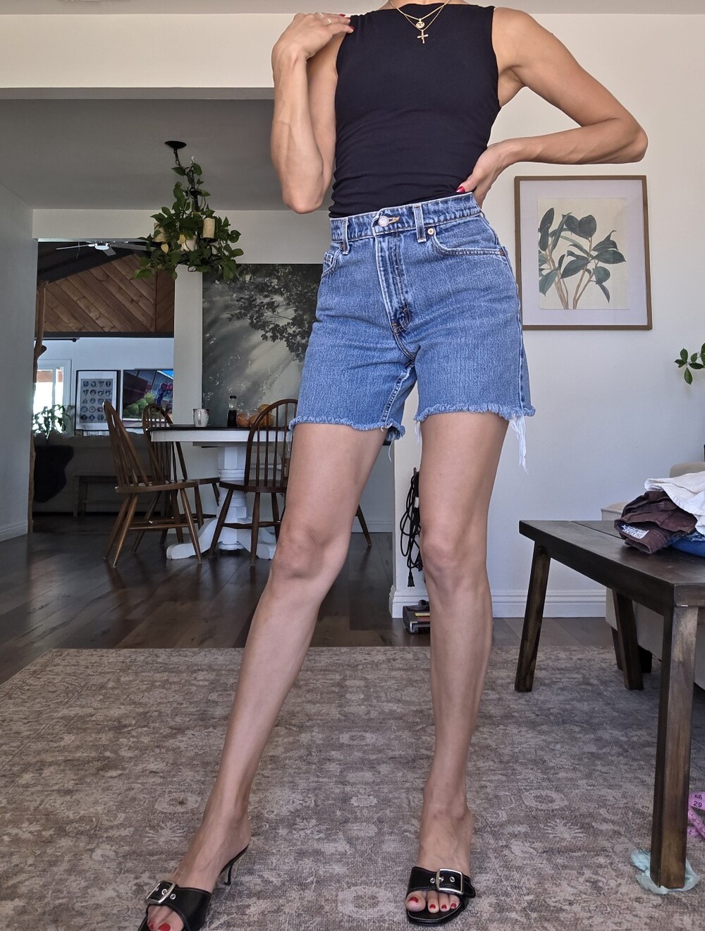 Vintage Levis Cut Offs 550 | Size 25